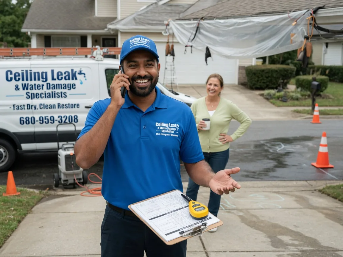 Ceiling Leak Cleanup West Chester, OH FAQs